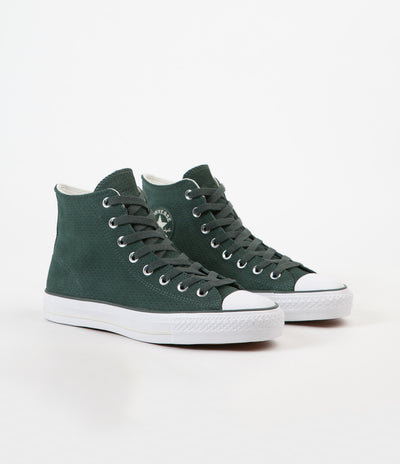 Converse CTAS Pro Hi Shoes - Vintage Green / Egret / White