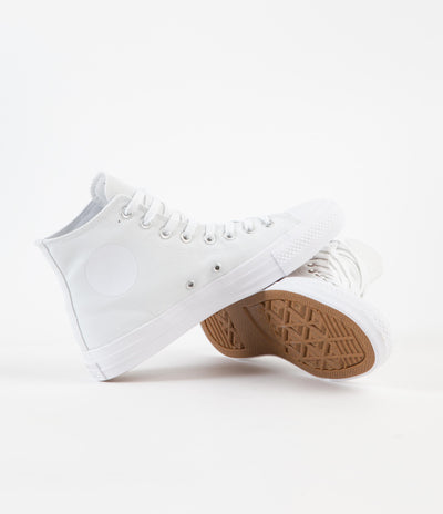Converse CTAS Pro Hi Shoes - White / White / White