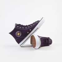 Converse CTAS Pro Hi Suede Shoes - Grand Purple / Vivid Sulfur / White thumbnail