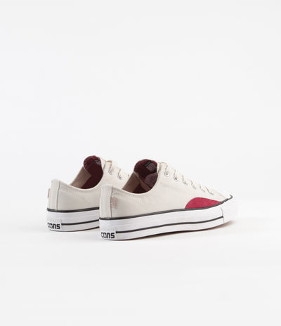 Converse CTAS Pro Op Ox Shoes - Natural Ivory / Black / White
