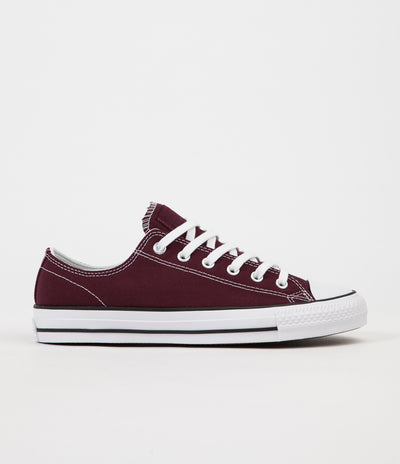Converse CTAS Pro Ox Shoes - Dark Sangria / White