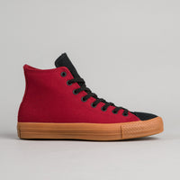 Converse CTAS Pro Suede Backed Canvas Hi Shoes - Brick thumbnail