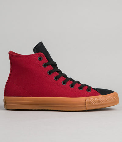 Converse CTAS Pro Suede Backed Canvas Hi Shoes - Brick