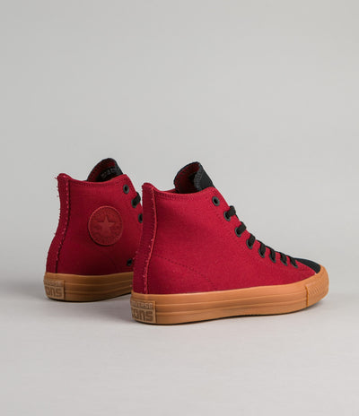 Converse CTAS Pro Suede Backed Canvas Hi Shoes - Brick