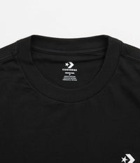 Converse Embroidered Star Chevron Long Sleeve T-Shirt - Black | Flatspot