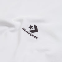 Converse Embroidered Star Chevron Long Sleeve T-Shirt - White | Flatspot
