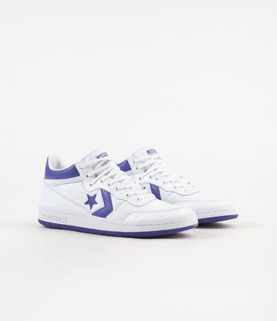 Converse Fastbreak Mid Shoes - White / Candy Grape