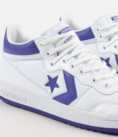 Converse Fastbreak Mid Shoes - White / Candy Grape