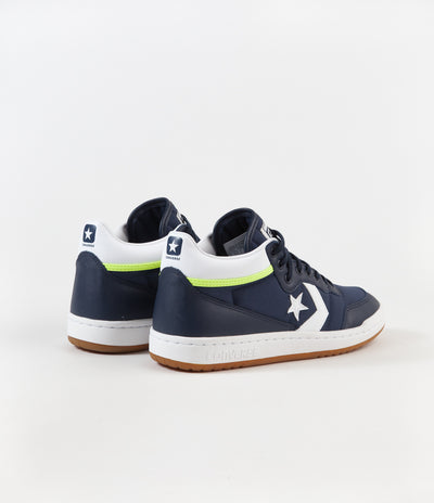 Converse Fastbreak Pro Mid Shoes - Obsidian / White / Ghost Green