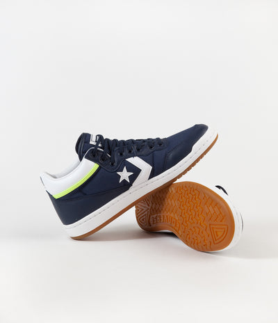 Converse Fastbreak Pro Mid Shoes - Obsidian / White / Ghost Green
