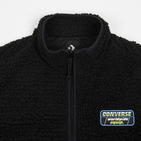 Converse Half Zip Sherpa Fleece - Converse Black thumbnail
