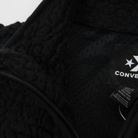 Converse Half Zip Sherpa Fleece - Converse Black thumbnail