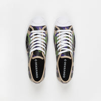 Converse Jack Purcell Ox Archive Prints Leather Shoes - Black / Candied Ginger / Court Purple thumbnail