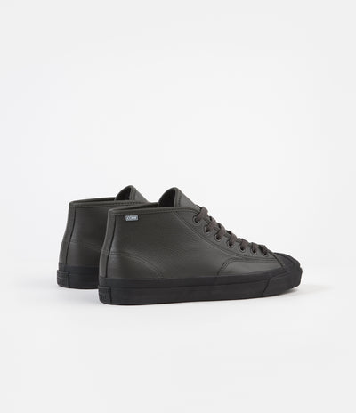 Converse Jack Purcell Pro Mid Leather Jake Johnson Shoes - Beluga / Black / Black