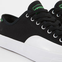 Converse Jack Purcell Pro Op Ox Shoes - Black / Acid Green / White thumbnail