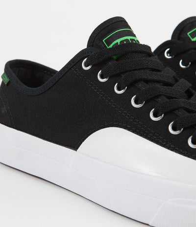 Converse Jack Purcell Pro Op Ox Shoes - Black / Acid Green / White