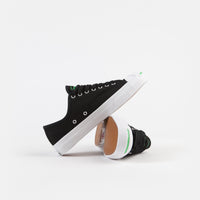 Converse Jack Purcell Pro Op Ox Shoes - Black / Acid Green / White thumbnail