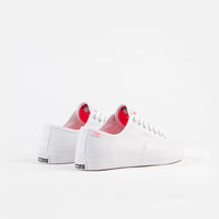 Converse Jack Purcell Pro Op Ox Shoes - White / Racer Pink / White thumbnail