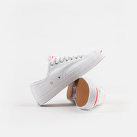 Converse Jack Purcell Pro Op Ox Shoes - White / Racer Pink / White thumbnail