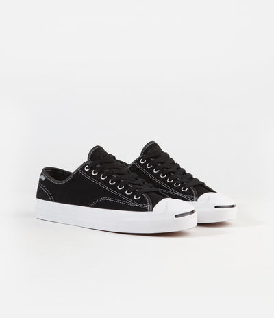 Converse Jack Purcell Pro Ox Shoes - Black / Black / White