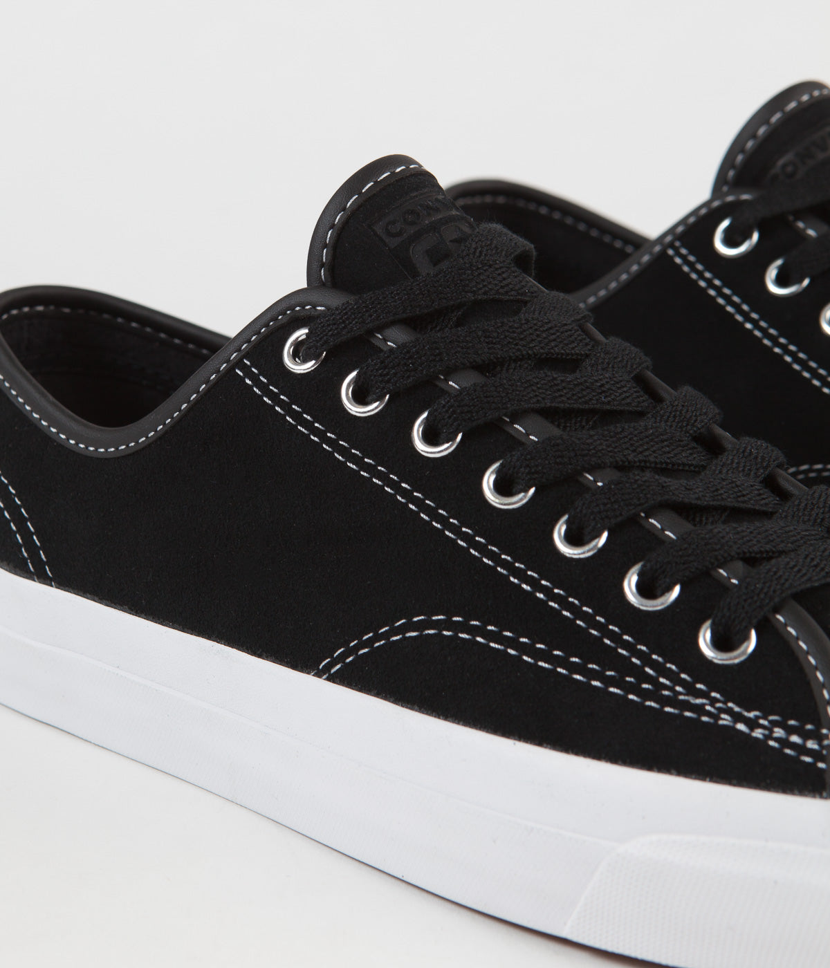 Converse Jack Purcell Pro Ox Shoes Black Black White Flatspot