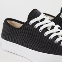 Converse JP Ox Wide Wale Cord Shoes - Black / White / Black thumbnail