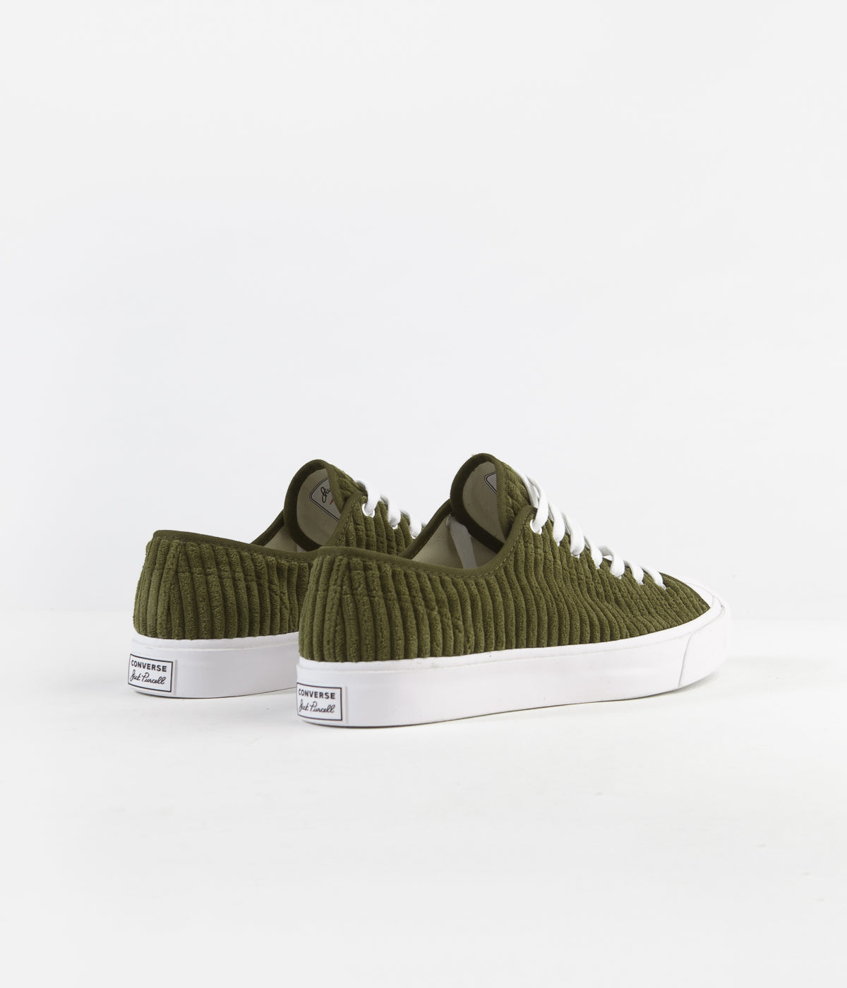 Converse JP Ox Wide Wale Cord Shoes Surplus Olive White