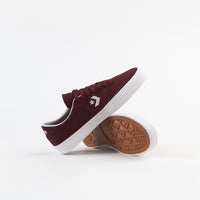 Converse Louie Lopez Pro Ox Classic Suede Shoes - Dark Burgundy / White / Gum thumbnail