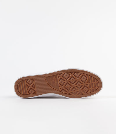 Converse Louie Lopez Pro Ox Classic Suede Shoes - Dark Burgundy / White / Gum