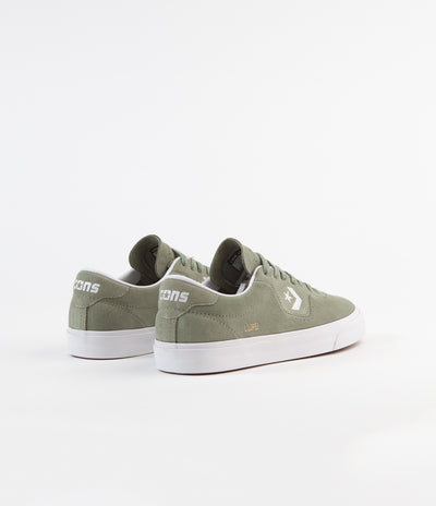 Converse Louie Lopez Pro Ox Classic Suede Shoes - Jade Stone / White / White