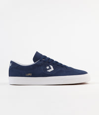 Converse Louie Lopez Pro Ox Classic Suede Shoes - Navy / White / Gum