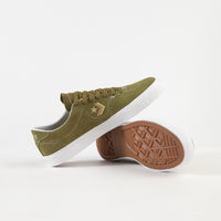 Converse Louie Lopez Pro Ox Shoes - Dark Moss / Gold / White thumbnail