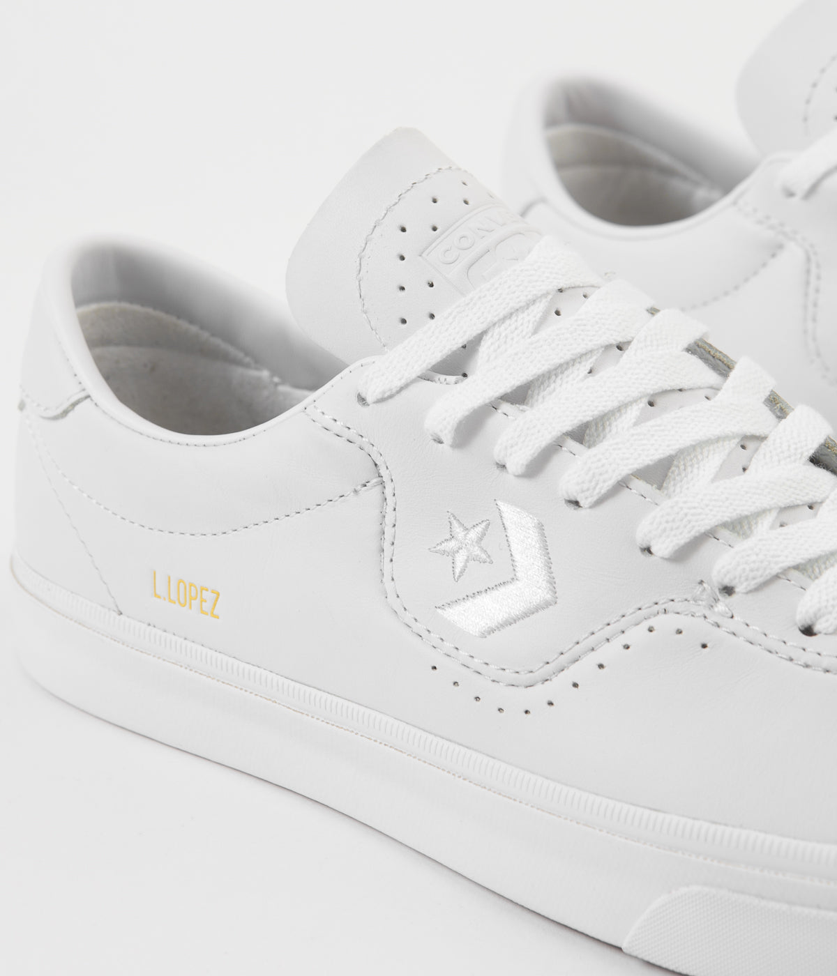 Converse Louie Lopez Pro Ox Shoes White / White / White Flatspot