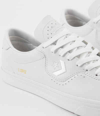 Converse Louie Lopez Pro Ox Shoes - White / White / White