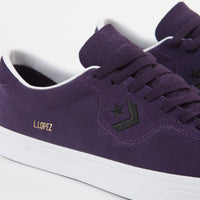 Converse Louie Lopez Pro Ox Suede Shoes - Grand Purple / Black / White thumbnail