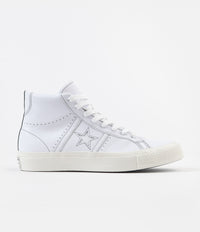 Converse One Star Academy Hi Shoes - White / Fir / Egret