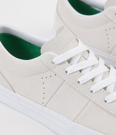 Converse One Star CC Pro Ox Shoes - White / Green / White
