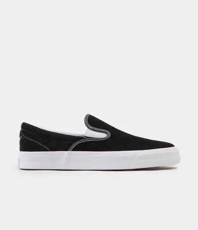 Converse One Star CC Slip On Shoes in Black and White / White