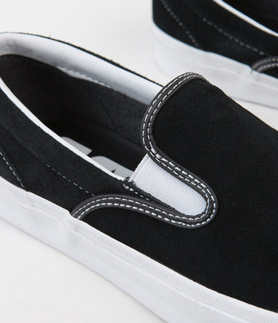 Converse One Star CC Slip On Shoes in Black and White / White