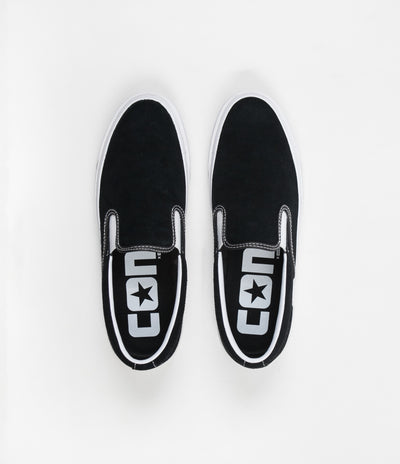 Converse One Star CC Slip On Shoes in Black and White / White
