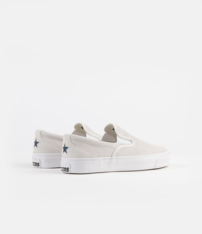 Converse One Star CC Slip On Shoes - Egret / Navy / White