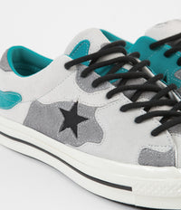 Converse One Star Ox Camo Suede Shoes Vintage White Turbo Green Flatspot