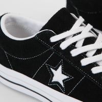 Converse One Star Ox Shoes - Black / White / White thumbnail