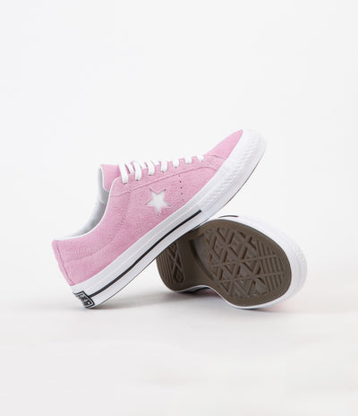 Converse One Star Ox Shoes - Light Orchid / White / Black