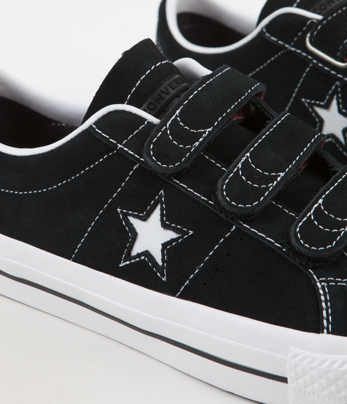 Converse one star pro 3v ox black & white shoes Clearance