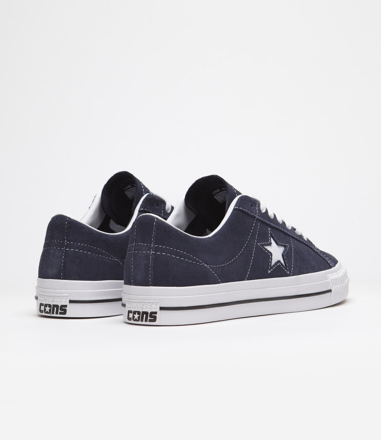 One Star Pro Converse One Star Pro Classic Suede Ox Shoes - Navy / White / Black ...