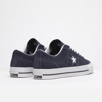 Converse One Star Pro Classic Suede Ox Shoes - Navy / White / Black thumbnail