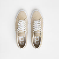Converse One Star Pro Classic Suede Ox Shoes - Oat Milk / White / Black thumbnail