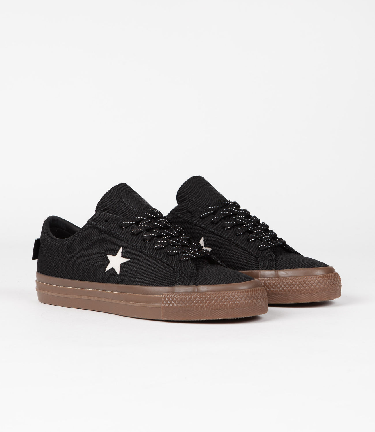 One Star Pro Converse One Star Pro Cordura Canvas Ox Shoes - Black / White / Dark G ...