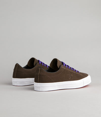 Converse One Star Pro Leather OX Shoes - Hot Cocoa / Black